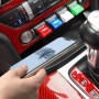 Автомобильная QI Стандартное беспроводное зарядное устройство 15 Вт быстрая зарядка для Ford Mustang 2015-2021, левое вождение