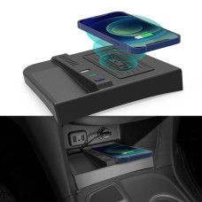 Автомобильная QI Стандартное беспроводное зарядное устройство 15W быстрая зарядка для Chevrolet Equinox 2017-2021, левое вождение