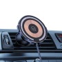 USAMS US-CD164 Ultra-slim Magnetic Car Wireless Charger with Cable(Transparent)