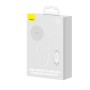 Baseus CW01 40W Magnetic Wireless Charging Car Holder, Interface:USB-C / Type-C(White)
