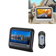 9 inch Car Rear Row HD External Headrest DVD Player Display + MP5(Black)