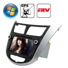 Rungrace 7.0 inch Windows CE 6.0 TFT Screen In-Dash Car DVD Player for Hyundai Verna with Bluetooth / GPS / RDS / ATV