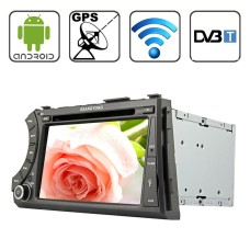 Rungrace 7.0 Android 4.2 Multi-Touch Capacitive Screen In-Dash Car DVD Player for Ssangyong Acyton Kyron with WiFi / GPS / RDS / IPOD / Bluetooth / DVB-T