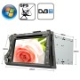 Rungrace 7,0-дюймовый Windows CE 6.0 TFT-экрана в DVD-игре для Ssangyong Acyton Kyroon с Bluetooth / GPS / RDS / DVB-T