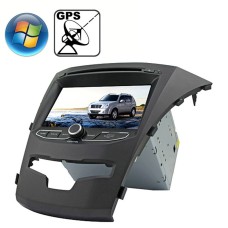 Rungrace 7.0 inch Windows CE 6.0 TFT Screen In-Dash Car DVD Player for Ssangyong Korando with Bluetooth / GPS / RDS