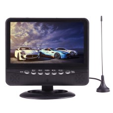 NS-701 7,5-дюймовый автомобильный монитор Портативный телевизионный игрок с удаленным контроллером, интерфейсом USB / SD (MP5), поддержкой PAL-BG / DK / I / N / M, NTSC-M, SECAM-BG / DK, SECAM-L (Black )