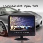 NS-701 7.5 inch Car Monitor Portable TV Player with Remote Controller, USB / SD (MP5) Interface, Support PAL-BG / DK / I / N / M, NTSC-M, SECAM-BG / DK, SECAM-L(Black)