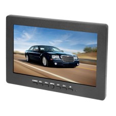 7 inch TFT LCD Color Monitor, Support Three Channel AV Inputs, Built-in Speaker