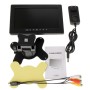 7 inch TFT LCD Color Monitor, Support Three Channel AV Inputs, Built-in Speaker