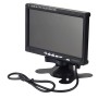 Универсальный 7,0 -дюймовый автомобильный монитор / камеры наблюдения с регулируемым углом и удаленным контроллером, поддержка HDMI / VGA