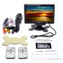 Universal 7.0 inch Car Monitor / Surveillance Cameras Monitor with Adjustable Angle Holder & Remote Controller, Support HDMI / VGA