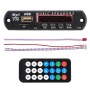 Car 12V Audio MP3 Player Decoder Board FM Radio TF USB 3.5 mm AUX, without Bluetooth and Recording
