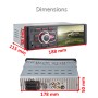 4042TM HD 4,1 дюйма 1 Din Universal Car Radio Receiver MP5 Player, поддержка FM & AM & Bluetooth & TF Card и беспроводная ссылка для звонков и телефонного телефона