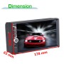 7032UM HD 7 inch Universal Car Radio Receiver MP5 Player, Support FM & AM & Bluetooth & TF Card & Hand-free Calling & Phone Link