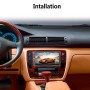 7036UM HD 7-дюймовый универсальный автомобильный радиоприемник MP5 Player, поддержка FM & AM & Bluetooth & TF Card и бесплатная ссылка на звонок и телефонные звонки и телефон.