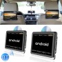 2 PCS A10D Universal Full HD 10.1 inch Android 6.0 Car Seat Back Radio Receiver MP5 Player, Support Mirror Link / WiFi / FM, with DVD Play without Battery