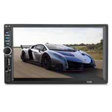 7018B 7.0 inch HD Touch Screen Dual DIN Car Radio Bluetooth Stereo MP3 / MP4 / MP5 Player with Remote Control, with Rearview Camera, 6800 Module, Support  FM / TF Card / USB Flash Disk