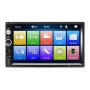 A2207 HD 2 Din 7 inch Car Bluetooth Radio Receiver MP5 Player, Support FM & USB & TF Card & Mirror Link, with Steering Wheel Remote Control