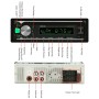 508BT 12V Universal Car Radio Receiver MP3 Player, Support FM & Bluetooth with Remote Control