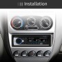 SWM-530 12V Universal Car Dual USB Radio Receiver Mp3 Player, поддержка FM & Bluetooth с пультом дистанционного управления