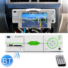 SU-20179 Universal Car Radio Receiver Mp3 Player, поддержка FM и Bluetooth с пультом дистанционного управления (белый)