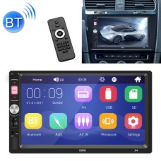 X4 7 -дюймовый универсальный автомобильный радиоприемник MP5 Player, поддержка FM & Bluetooth & Phone Link с помощью дистанционного управления