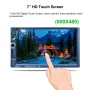 7025D 7 inch HD Touchscreen Double Din Stereo Car Receiver MP5 Player, with Bluetooth/FM/USB/TF, Support Rear View