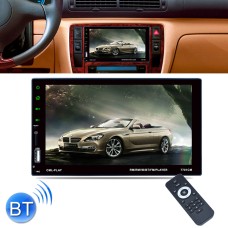 7701 7 inch 1080P HD Touchscreen Double Din Stereo Car Receiver MP5 Player, Link with Android Phone, Support Bluetooth / USB / TF / FM / Rear View / DVR In