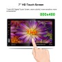 7701 7 -дюймовый 1080p HD Touchscreen Double Din Stereo Car Receiver Player MP5, ссылка с телефона Android, поддержка Bluetooth / USB / TF / FM / задний вид / DVR в