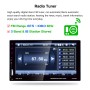 7701 7 -дюймовый 1080p HD Touchscreen Double Din Stereo Car Receiver Player MP5, ссылка с телефона Android, поддержка Bluetooth / USB / TF / FM / задний вид / DVR в