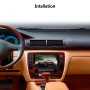 7701 7 -дюймовый 1080p HD Touchscreen Double Din Stereo Car Receiver Player MP5, ссылка с телефона Android, поддержка Bluetooth / USB / TF / FM / задний вид / DVR в