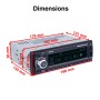 3101 Car Single Din Stereo Radio Audio Player с пультом дистанционного управления, поддержка Bluetooth без рук звонков / fm / usb / sd слот