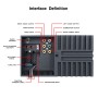 7034 HD 2 DIN 7 -дюймовый автомобильный радиоприемник MP5 Player, поддержка FM & AM & Bluetooth & TF Card