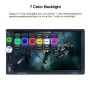 7159A HD 2 DIN 7 -дюймовый автомобильный радиоприемник MP5 Player, поддержка FM & Bluetooth & TF Card