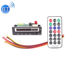 Car 12V Color Screen Audio MP3 Player Decoder Board FM Radio TF Card USB, with Bluetooth Function & Remote Control