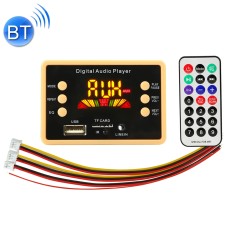 Автомобиль 5V Цвет экрана Audio MP3 -плеерная плата декодера FM Radio TF Card USB, с функцией Bluetooth и пультом дистанционного управления