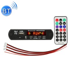 CAR 5V 2x3W Audio MP3 -плеерная плата декодера FM Radio TF USB 3,5 мм Aux, с Bluetooth / Функцией вызова Bluetooth / запись звонка / усилитель питания / пульт дистанционного управления