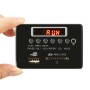 Car 5V Audio MP3 -плеер для декодеров FM Radio SD Card USB Aux, с Bluetooth / пульт дистанционного управления (черный)