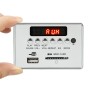 Автомобиль 5V Audio MP3 -плеер для декодера FM Radio SD Card USB Aux, с Bluetooth / пульт дистанционного управления (Silver Grey)