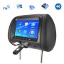 Car 1080P HD Headrest Screen Display MP5 Player Support USB/SD Playback / FM Transmission (Grey)