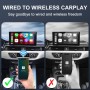 u2w plus Wireless CarPlay Adapter USB for Factory Wired CarPlay Cars Wired to Wireless Carplay Module