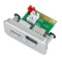 Car 12V Audio MP3 Player Decoder Board FM Radio TF Card USB AUX, with Bluetooth(White)