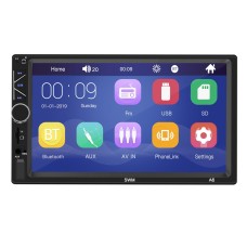 A6 7 -дюймовый универсальный автомобильный радиоприемник MP5 Player, поддержка FM & Bluetooth & Phone Link с помощью дистанционного управления