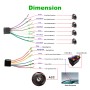 A2115 6,2 дюйма Car Dual DIN HD MP5 Support Bluetooth / FM / телефон / TFE CARD с дистанционным управлением