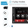 A2821 Car 7 inch Screen HD MP5 Player, Support Bluetooth / FM with Remote Control, Style:Standard + 4LEDs Light Camera