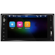 Q3214 7 -дюймовый автомобиль MP5 Player Support TF / Bluetooth с удаленным контрольным управлением для Toyota Corolla, стиль: стандарт + 12LEDS Light Camera