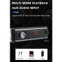 6249 Car MP3 Audio Player, Support Bluetooth Hand-free Calling / FM / USB / SD Card / AUX