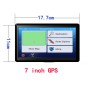 7 inch Car HD GPS Navigator 8G+128M Resistive Screen Support FM / TF Card, Specification:Europe Map