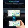S-8802C 7-дюймовый экран IPS Car Android Player GPS Navigation Bluetooth Touch FM Radio, поддержка зеркала Link & FM & Wi-Fi и управление рулевым колесом