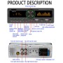 SWM-80B DC12V CAR MP3 Support FM / AM & Bluetooth & Mobile Phone Assistant